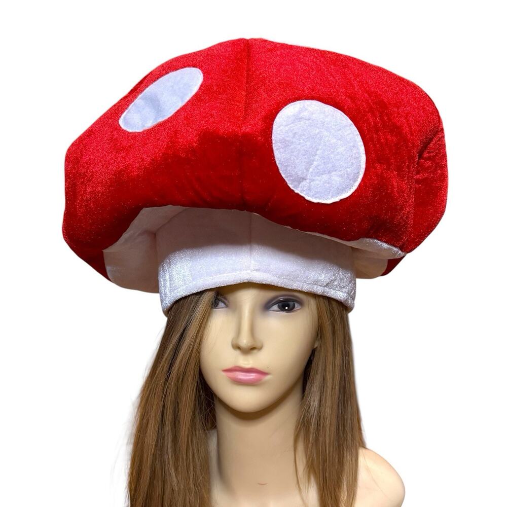 Red and White Mushroom Hat